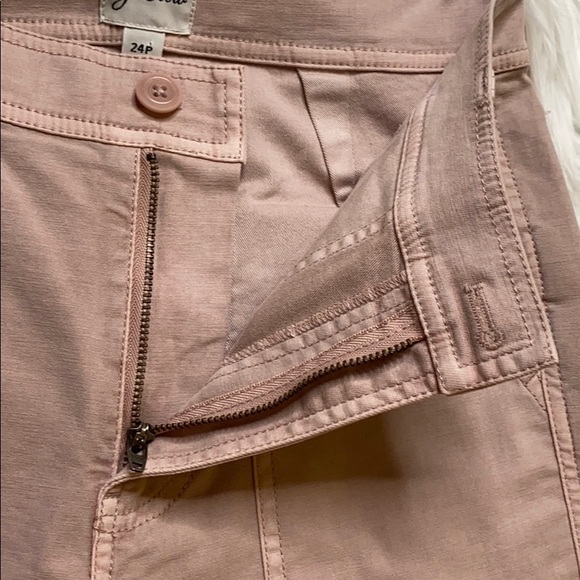 J.Crew Petite Pink Straight-leg Cargo Pants - Picture 8 of 12